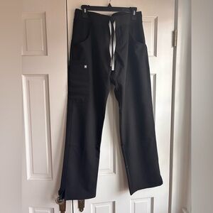 Figs Black Cargo Pants